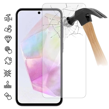 Samsung Galaxy M35 Tempered Glass Screen Protector - 9H, 0.3mm - Case Friendly  - Clear
