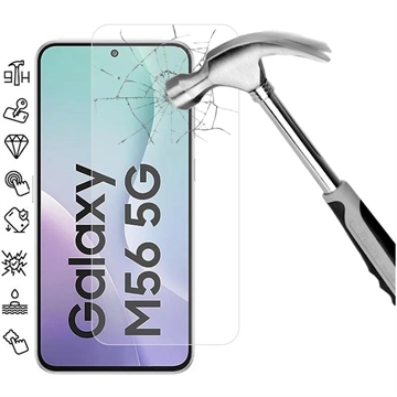 Samsung Galaxy M56/F56 Tempered Glass Screen Protector - 9H - Case Friendly - Transparent