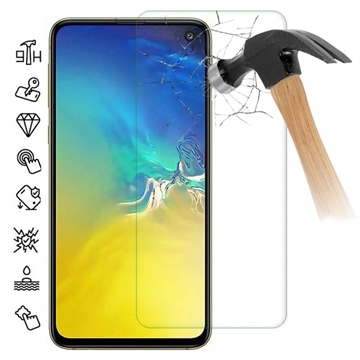 Samsung Galaxy S10e Ochranství obrazovky Tempered Glass - Case Friendly - čistý