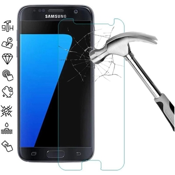 Samsung Galaxy S7 Tempered Glass Screen Protector - 9H, 0.3mm - Case Friendly  - Clear