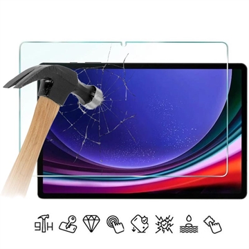 Samsung Galaxy Tab S9 FE+ Ochranství obrazovky Tempered Glass - Case Friendly - čistý