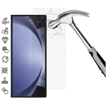Samsung Galaxy Z Fold6 Tempered Glass Screen Protector - 9H, 0.3mm - Case Friendly  - Clear