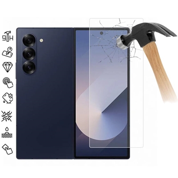 Samsung Galaxy Z Fold7 Tempered Glass Screen Protector - 9H - Case Friendly - Transparent