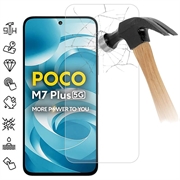 Xiaomi Poco M7 Plus Tempered Glass Screen Protector - 9H - Case Friendly - Transparent