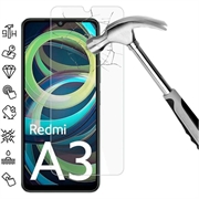 Xiaomi Redmi A3 Tempered Glass Screen Protector - Case Friendly - Clear