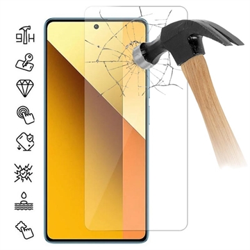 Xiaomi Redmi Note 13 Tempered Glass Screen Protector - 9H, 0.3mm - Case Friendly  - Clear