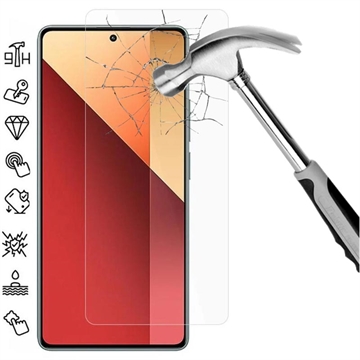 Xiaomi Redmi Note 13 Pro 4G/Poco M6 Pro Tempered Glass Screen Protector - Case Friendly - Clear