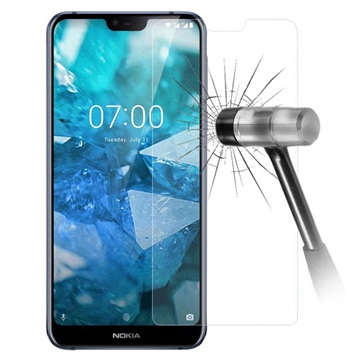 Ochranství obrazovky Nokia 7.1 Tempered Glass - 9h, 0,3 mm - čisté