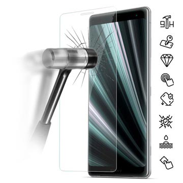 Ochranství obrazovky Tempered Glass Sony Xperia XZ3 - 9h, 0,3 mm - čisté