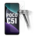 Xiaomi Poco C51 Ochranství obrazovky Tempered Glass - 9h, 0.3mm - čistý