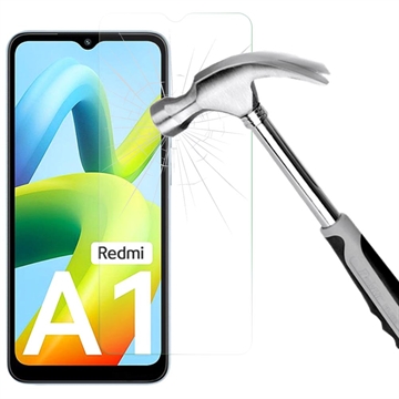 Xiaomi Redmi A1 Ochranné Tvrzené Sklo na Displej - 9H, 0.3mm - Průhledná