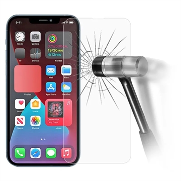 iPhone 13/13 Pro Tempered Glass Ochrana - 9H, 0,3 mm, 2,5D - Čisté