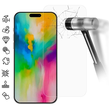 Ochranné Tvrzené Sklo iPhone 16 Pro Max - Case Friendly - Průhledný