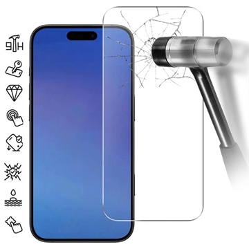iPhone 17 Air Tempered Glass Screen Protector - 9H - Case Friendly - Transparent