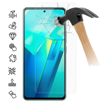vivo T2 Tempered Glass Screen Protector - 9H, 0.3mm - Case Friendly  - Clear