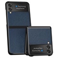 Texturovaný Samsung Galaxy Z Flip3 5g Hybrid Case - Blue