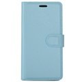 Huawei P10 Textured peněženka - modrá
