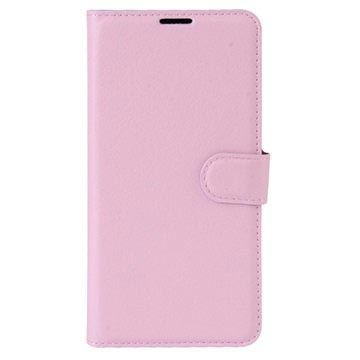 Ultra texturovaná peněženka Sony Xperia xa1 - růžová