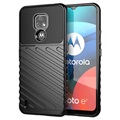 Thunder Series Motorola Moto E7 TPU Case - černá