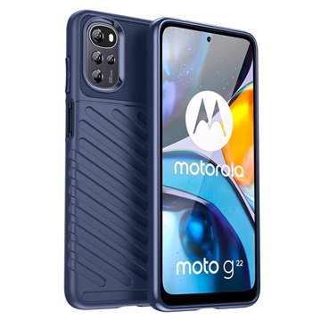 Thunder Series Motorola Moto G22 TPU pouzdro - modrá