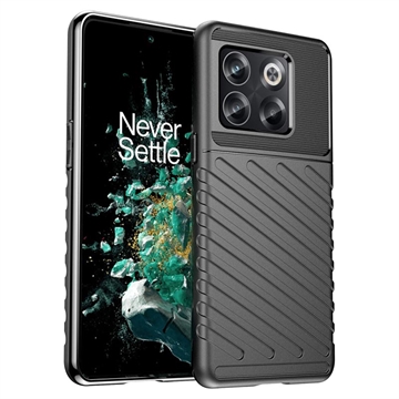 Thunder Series OnePlus 10T/Ace Pro TPU Pouzdro - Černá