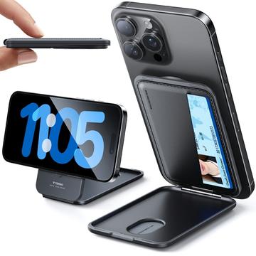 Torras 360 MagSafe Card Holder with Stand - Black