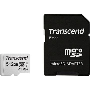 Transcend 300S microSDXC Memory Card with SD Adapter TS512GUSD300S-A - 512GB