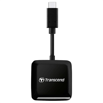 Transcend Type -C Card Reader RDC3 - USB 3.2 Gen 1 - Black