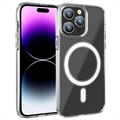 iPhone 15 Pro Max MagSafe Compatible Hybridní Pouzdro - Průhledný