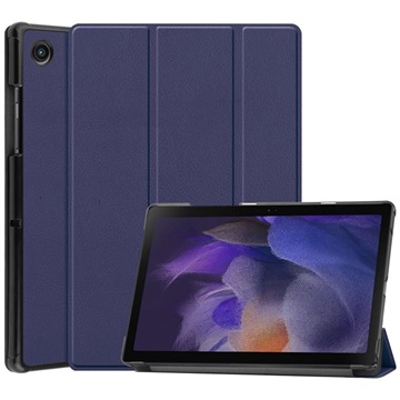 Tri -Fold Series Samsung Galaxy Tab A8 10.5 (2021) Folio pouzdro - tmavě modrá