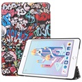 Tri -Fold Series iPad Mini (2019) Smart Folio Case - graffiti