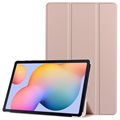 Tri -Fold Series Samsung Galaxy Tab A7 10.4 (2020) Folio pouzdro - růžové zlato