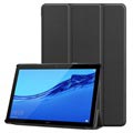 Tri -Fold Series Huawei Mediapad T5 10 Folio Case - Black