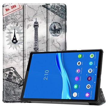 Tri -Fold Series Lenovo Tab M10 FHD Plus Folio Case - Eiffelova věž