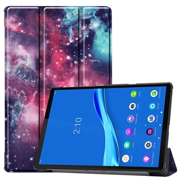 Tri -Fold Series Lenovo Tab M10 FHD Plus Folio Case - Galaxy