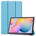Tri -Fold Series Samsung Galaxy Tab S6 Lite 2020/2022/2024 Folio Case - Baby Blue