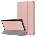Tri -Fold Series Lenovo Tab M10 Smart Folio pouzdro (Otevřená krabice - Hromadné vyhovující) - růžové zlato