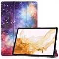 Tri -Fold Series Samsung Galaxy Tab S8+ Smart Folio Case - Galaxy