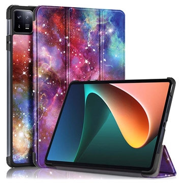 Xiaomi Pad 6/Pad 6 Pro Smart Folio Pouzdro Série Tri-Fold - Galaxie