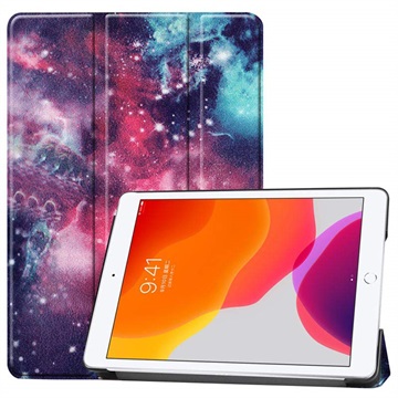 Tri -Fold Series iPad 10.2 2019/2020/2021 Smart Folio Case - Galaxy