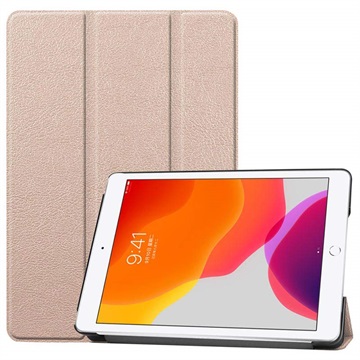 Tri -Fold Series iPad 10.2 2019/2020/2021 Smart Folio Case - Gold