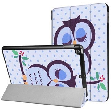 iPad 9.7 2017/2018 Tri -Fold Smart Folio Case - OWL