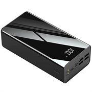 TRIPLE USB FAST POWER BANK 50000MAH - PD 18W - ČERNÁ