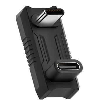 UC-068-OU USB-C samec na samici Napájecí datový videoadaptér opačného tvaru U převodník se zadním úhlem (vzdálenost 13,5 mm)