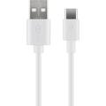 Goobay USB-C 3.1 to USB-A 2.0 Male Cable - 2m - White