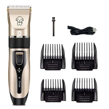USB Rechargeable Pet Grooming Hair Clipper for Dogs, Cats, Rabbits (Open-Box Satisfactory)