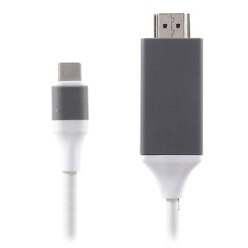 Samsung Galaxy S8, Galaxy S8+ USB Type -C / HDMI adaptér - 2M - bílý