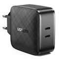 Ugreen CD216 Fast Wall Charger - 2x USB -C PD, QC4.0 - 66W