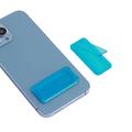 Ultra-Thin PC Invisible Phone Kickstand Adjustable Vertical Horizontal Placement Phone Stand - Cyan