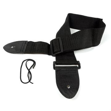 Universal Adjustable Guitar/Ukulele Strap - Black